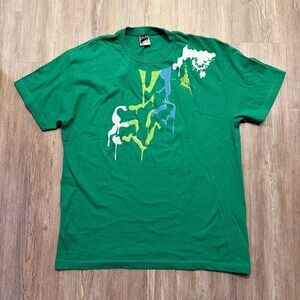 Fox Racing Mens XL Vintage Y2K Green Shirt